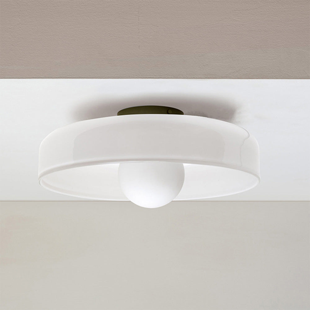 Modern Round LED Ceiling Light Fixture - Energy-Efficient Lighting for Living Room & Kitchen Spaces