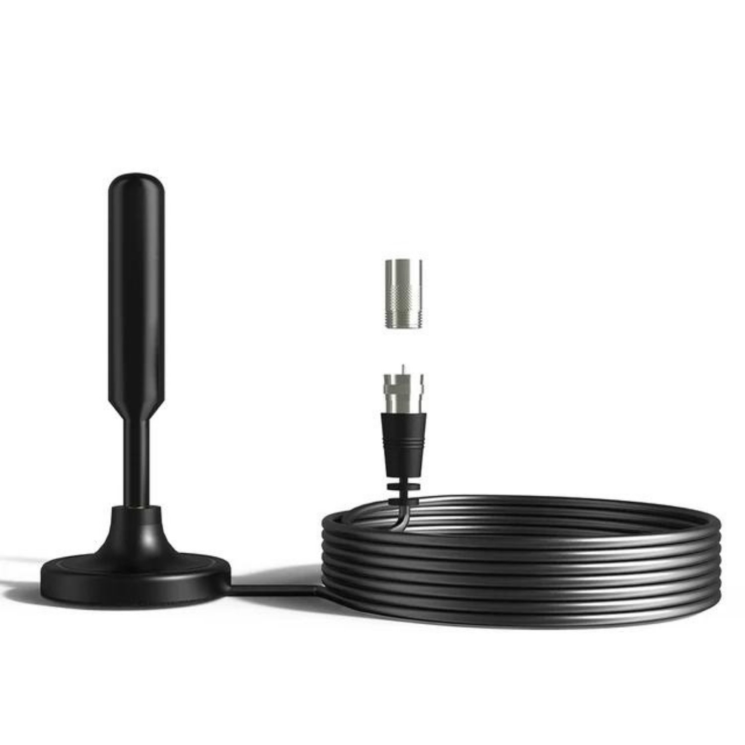 Compact Long Range Amplified Indoor 1080P 4K HDTV Antenna