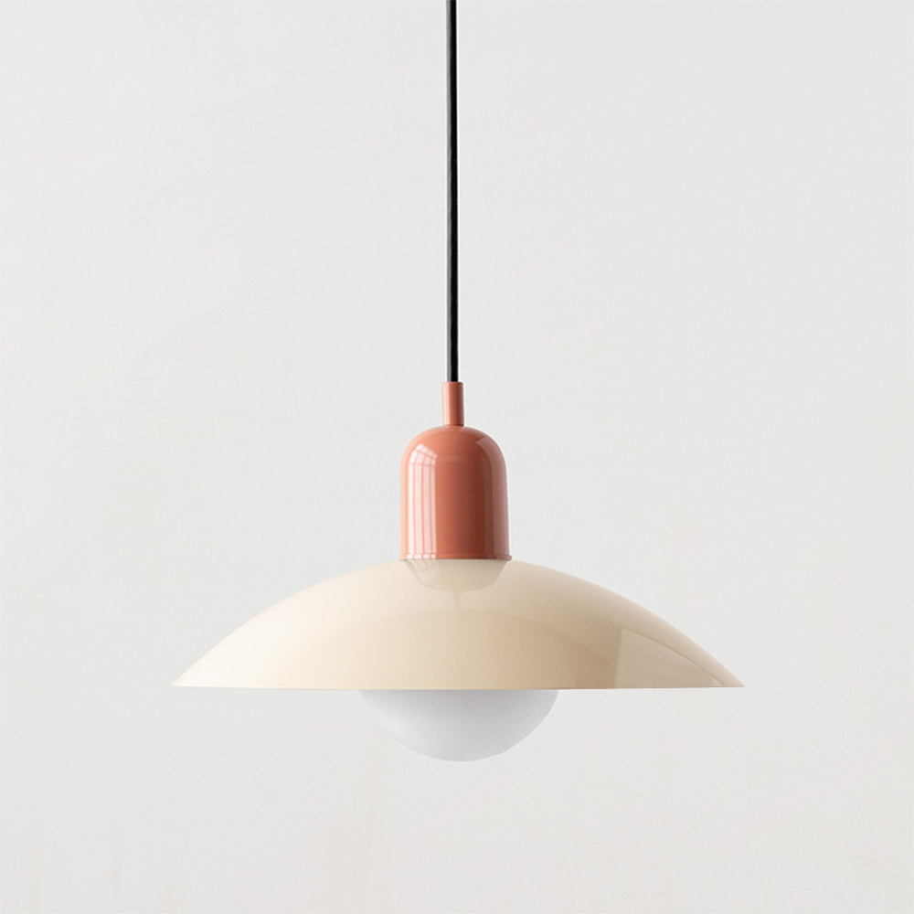 LED Bauhaus Pendant Light Fixture - Colorful Macaron Design for Kitchen, Dining Room & Modern Interiors