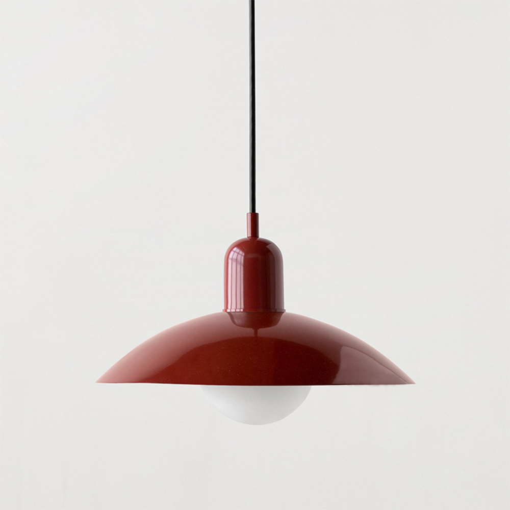 LED Bauhaus Pendant Light Fixture - Colorful Macaron Design for Kitchen, Dining Room & Modern Interiors