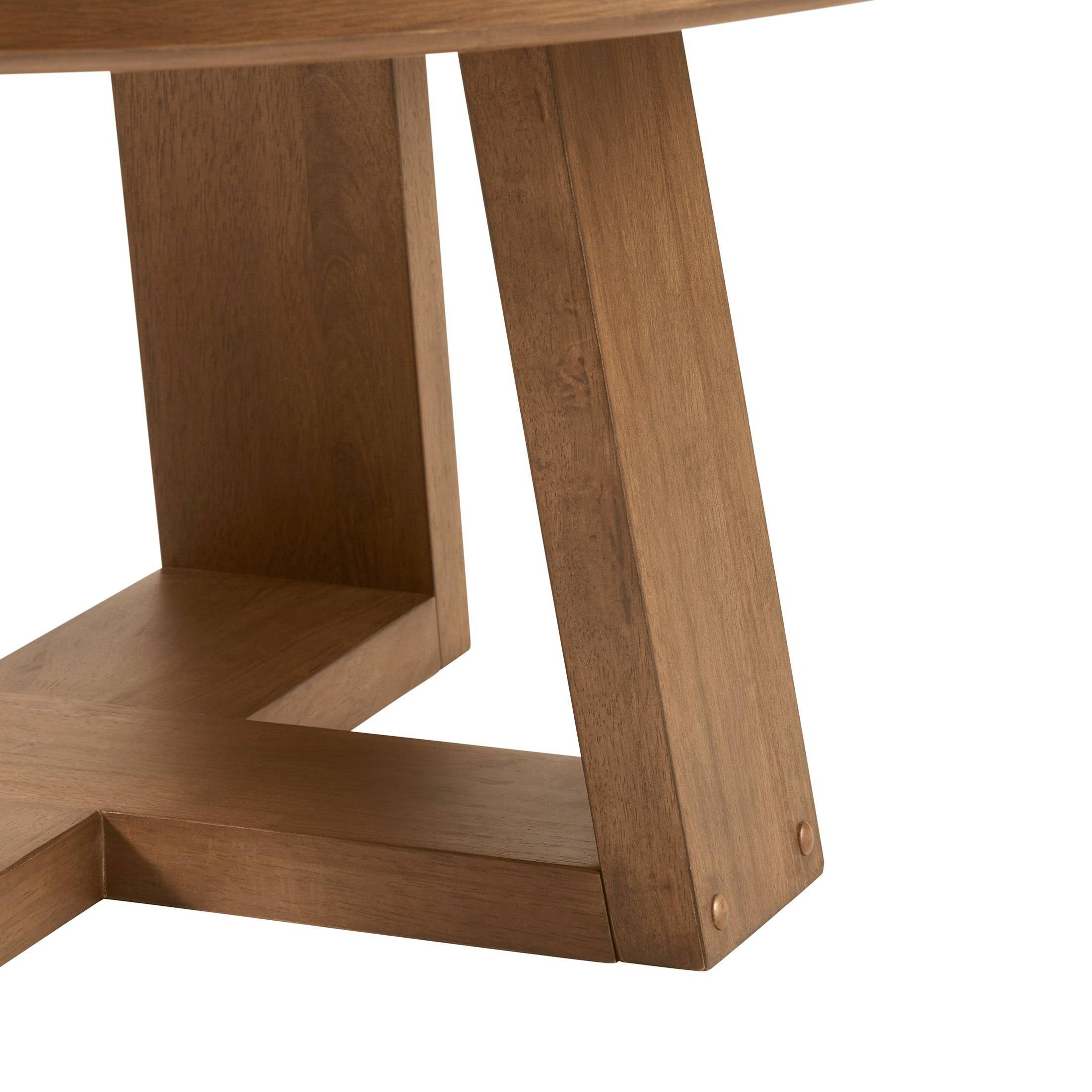 Round Wood Coffee Table