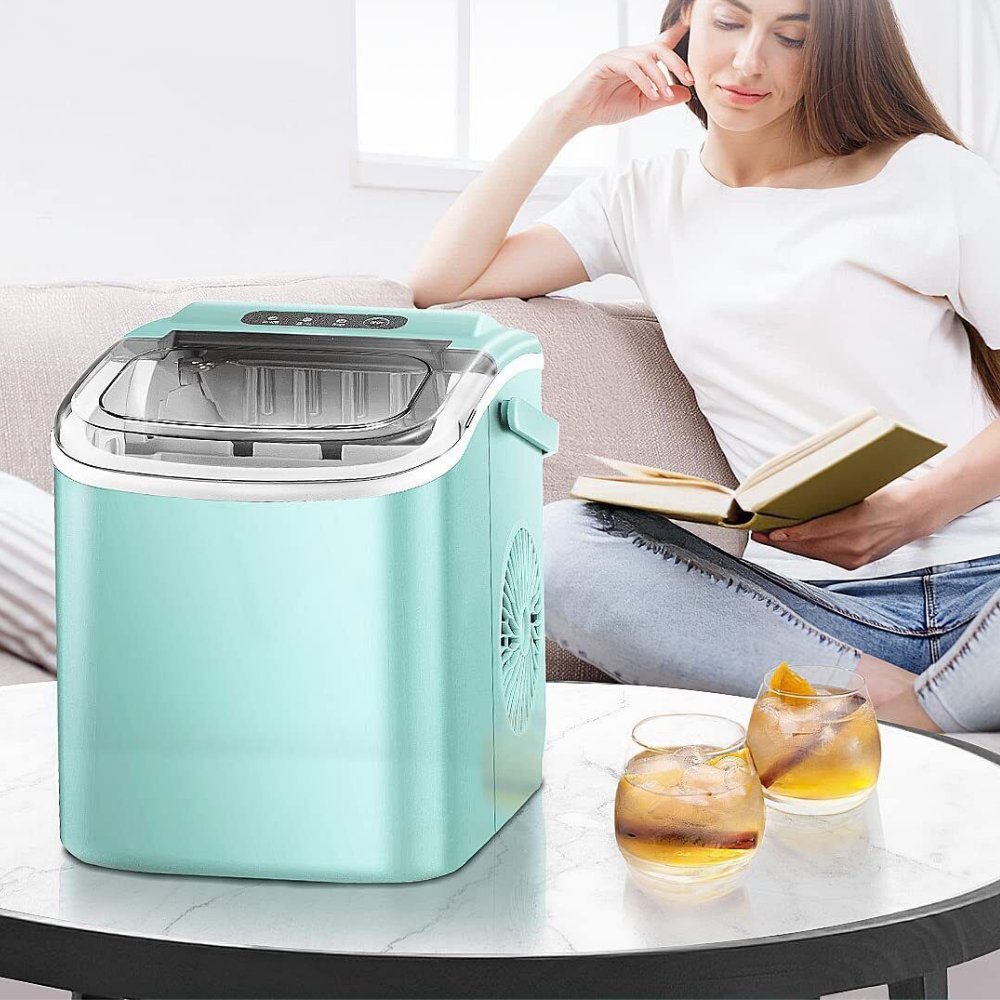 Large Capacity Portable Countertop Nugget Ice Cube Maker Machine