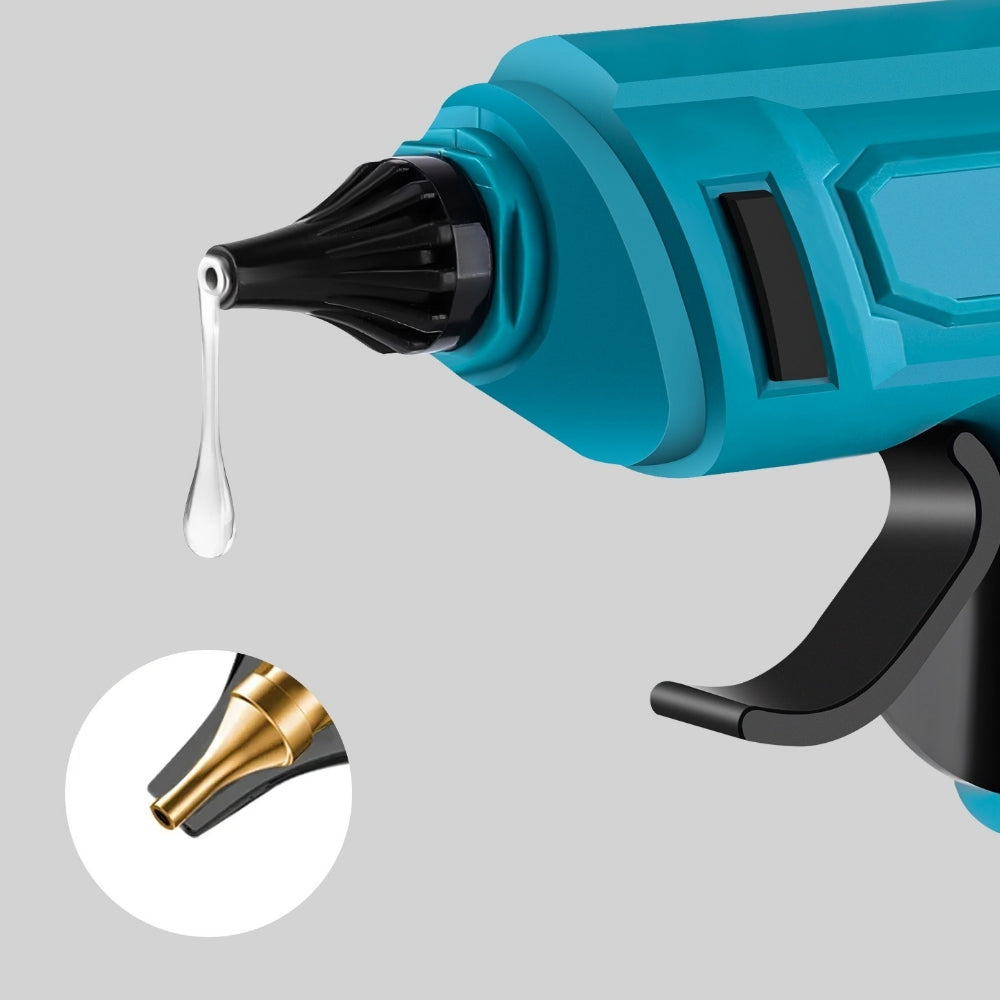 Battery Powered Cordless Hot Glue Gun with Glue Sticks