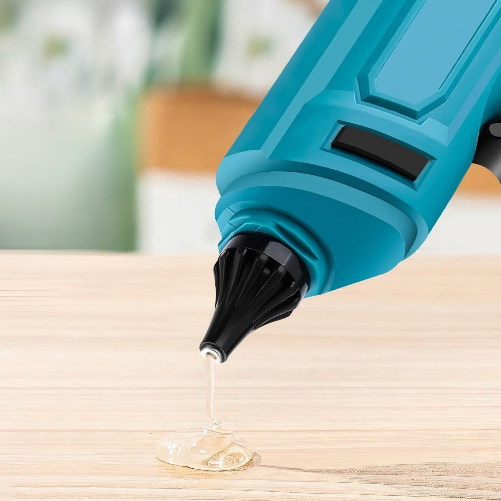 Battery Powered Cordless Hot Glue Gun with Glue Sticks