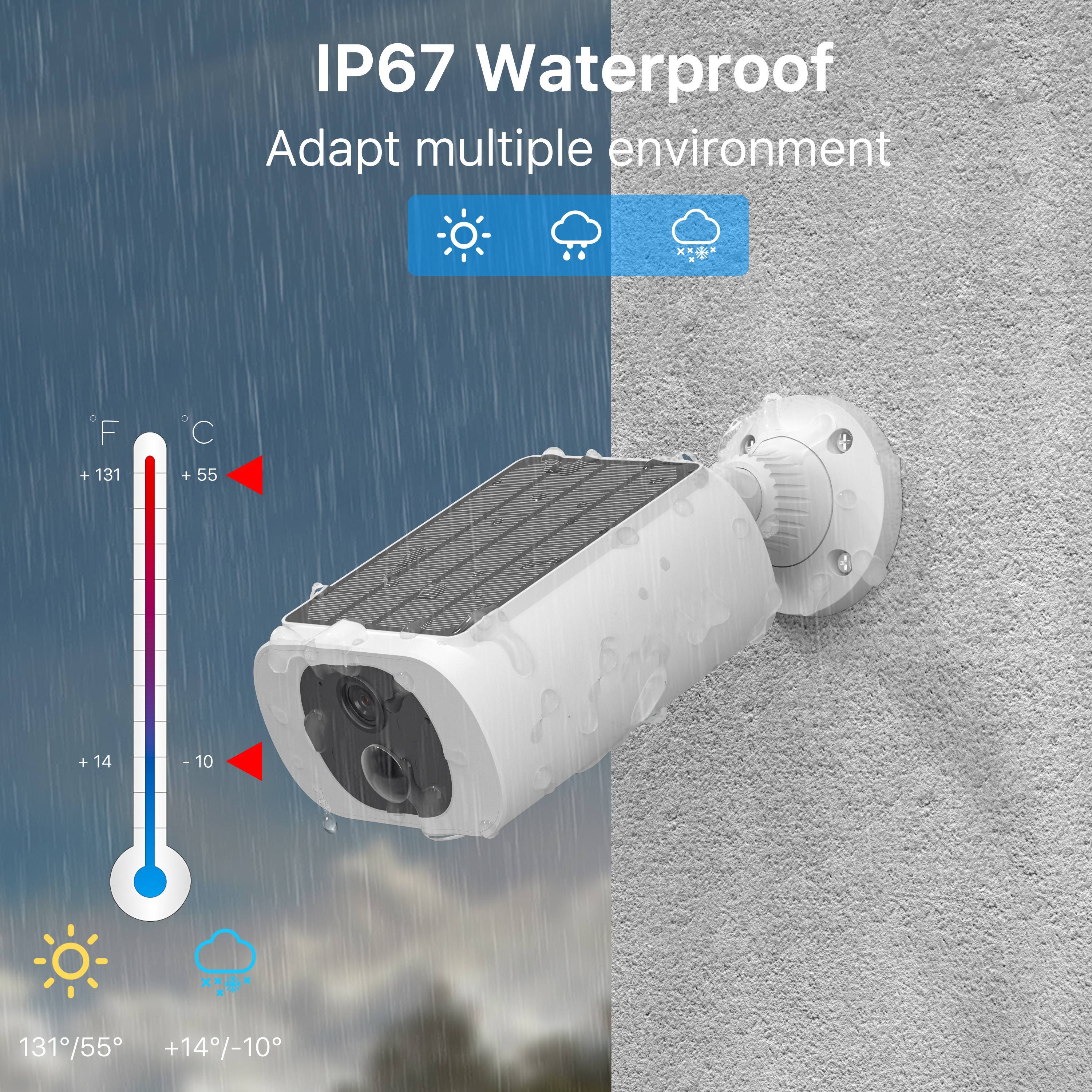 Solar Wireless Outdoor Security Cameras
