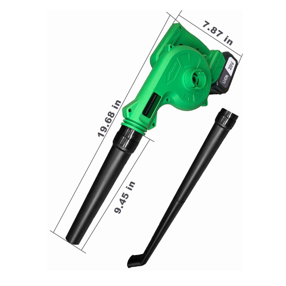 Powerful 2 in 1 Rechargeable Cordless Leaf Lawn Duster Blower