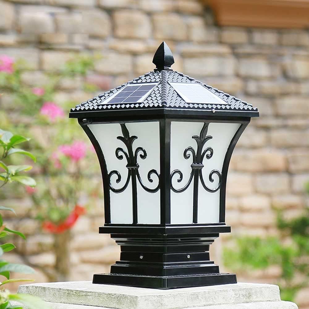 Solar Outdoor Pillar Post LED Light for Garden and Driveway