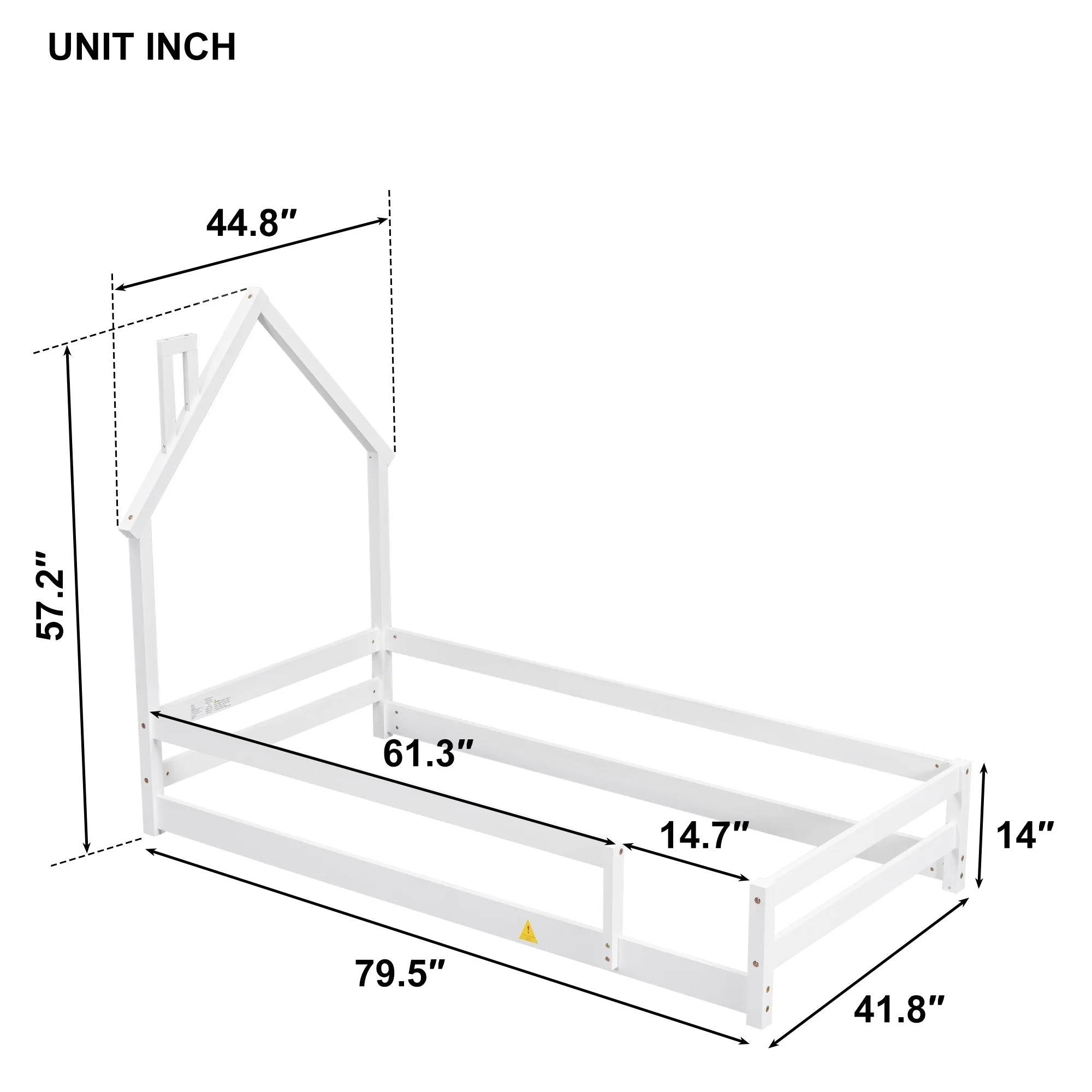Twin Size Floor Bed