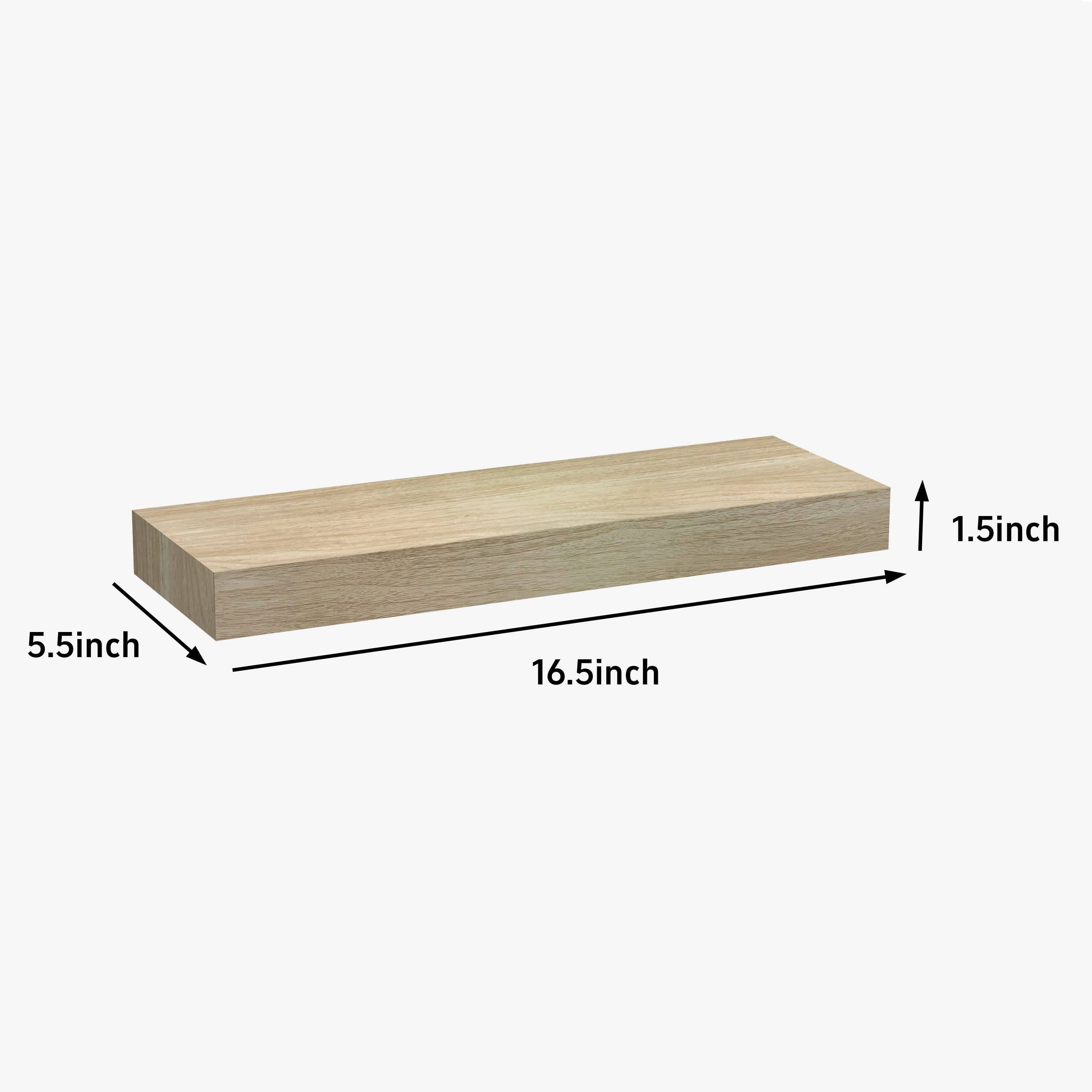 Wood Floating Shelves Set of 2