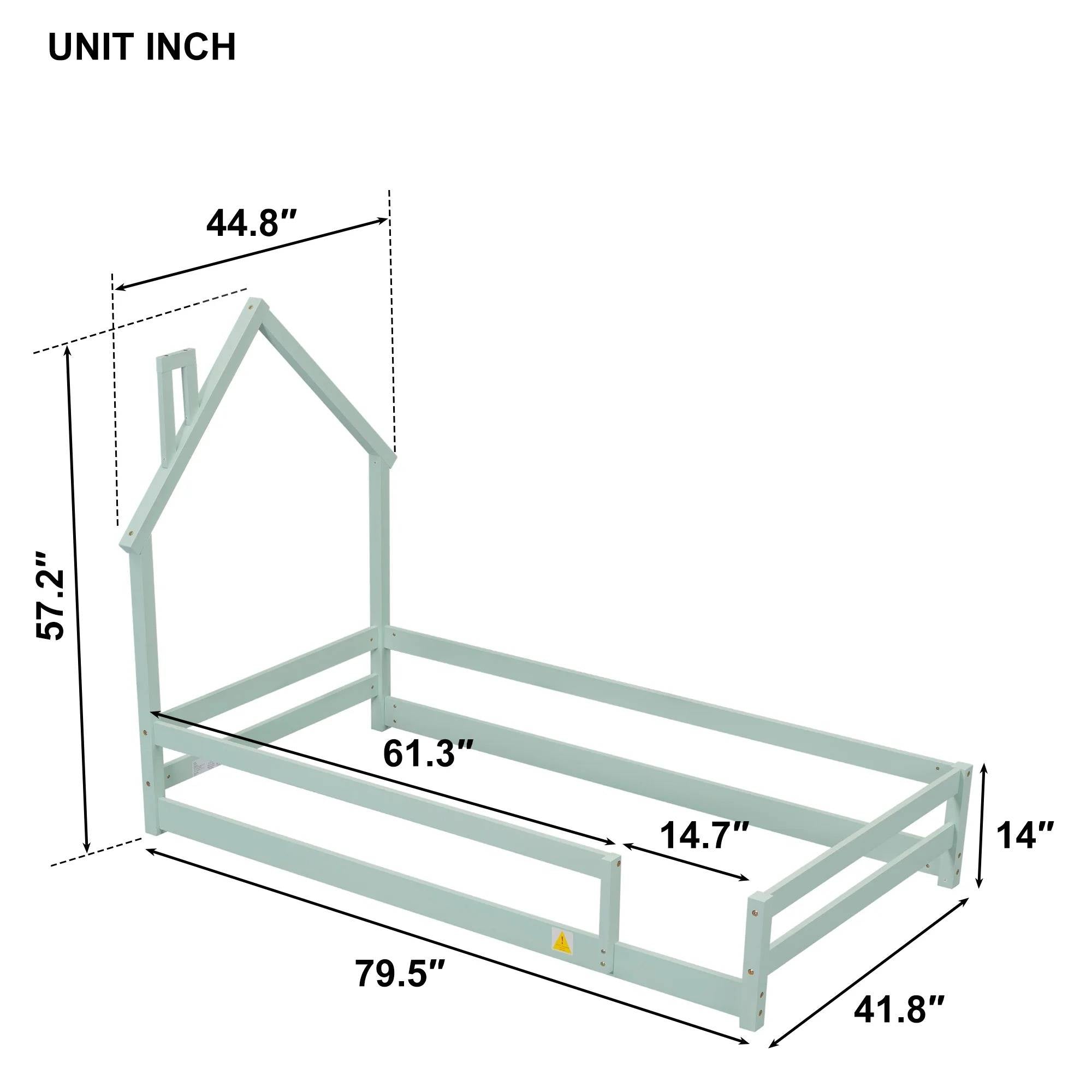 Twin Size Floor Bed