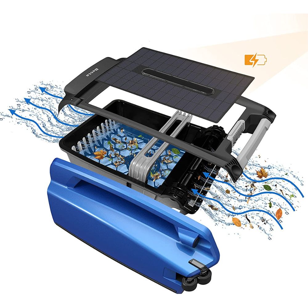 Solar Powered Automatic Inground / Above Ground Swimming Pool Cleaner