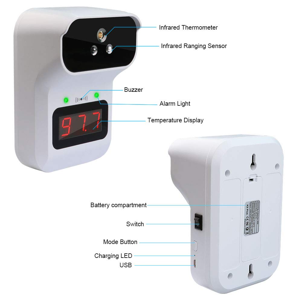 Infrared Thermometer + Automatic Soap Dispenser