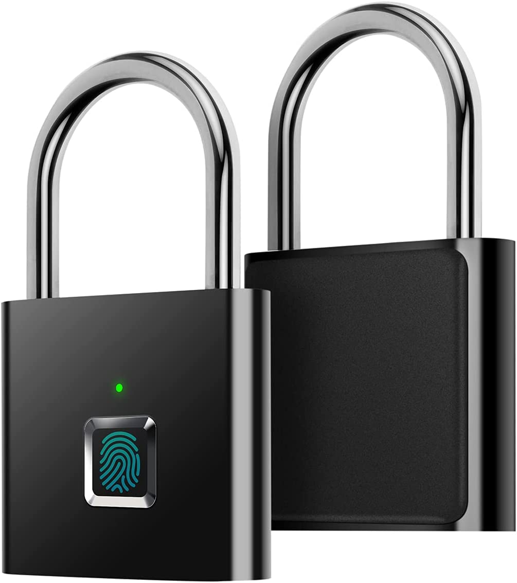 High Security Waterproof Smart Fingerprint Biometric Padlock