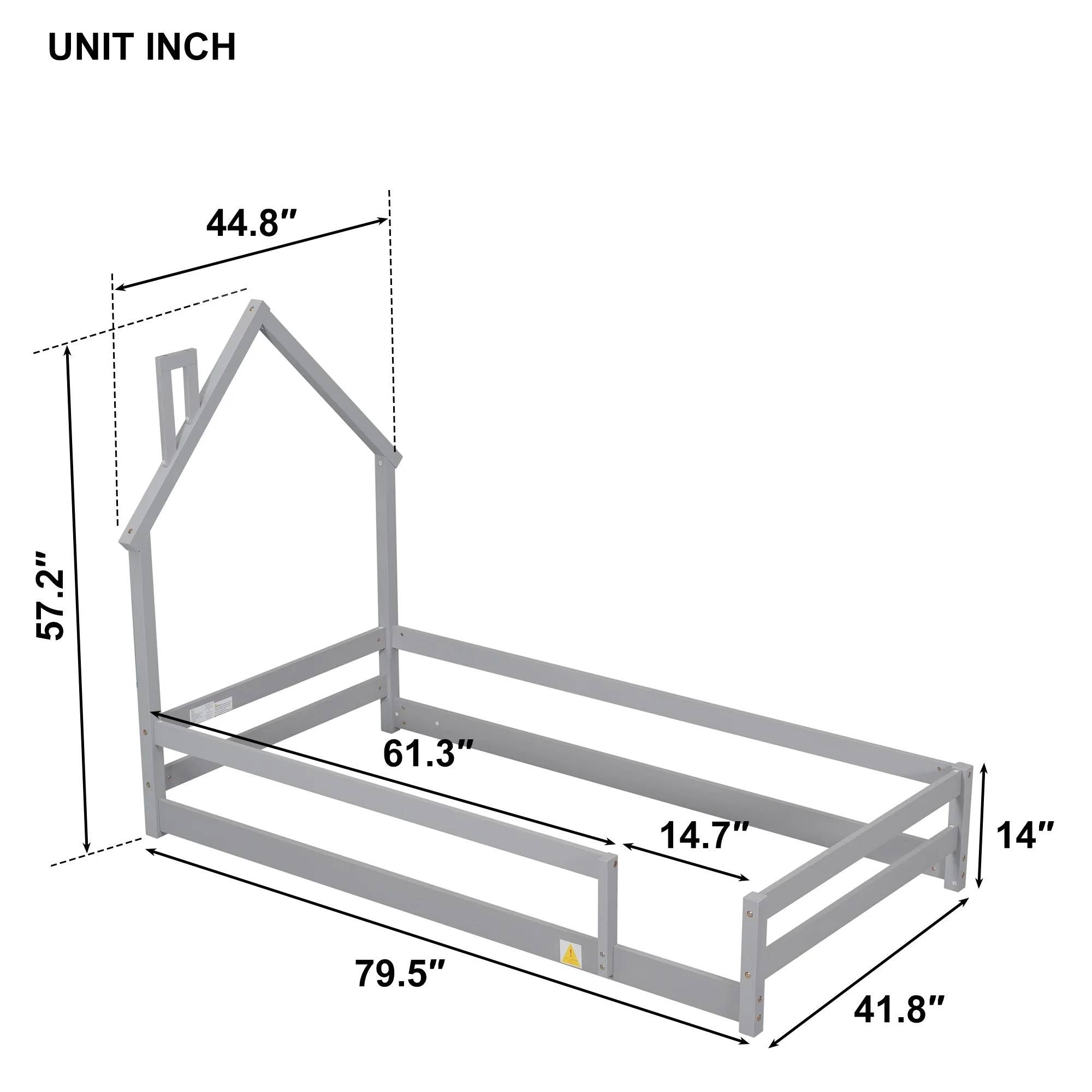 Twin Size Floor Bed