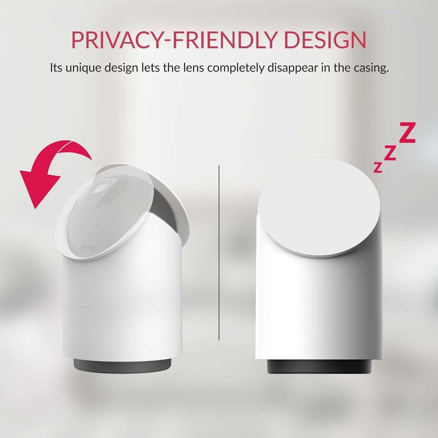 2-Pack Indoor Security Camera With Night Vision And Audio