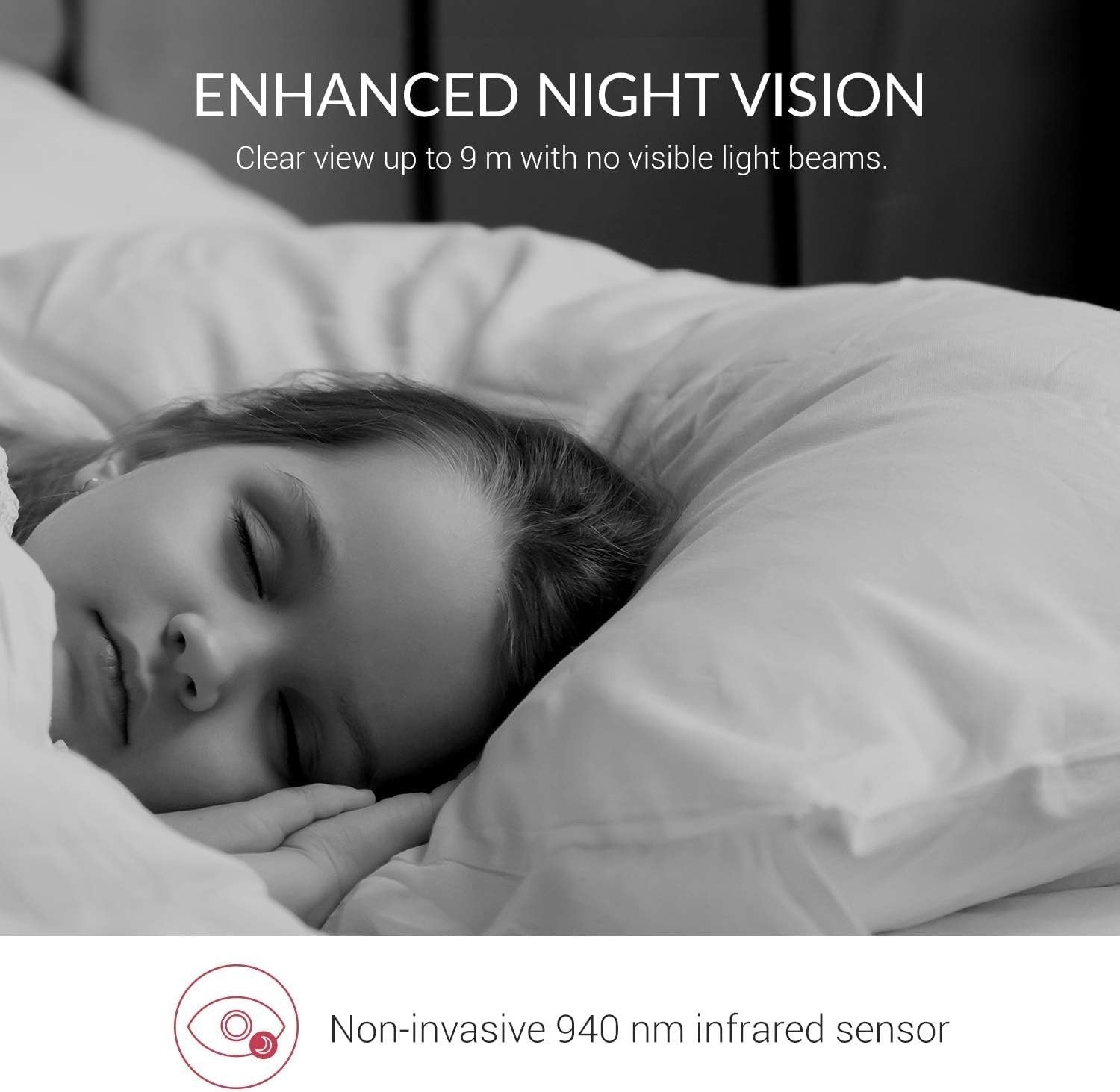 2-Pack Indoor Security Camera With Night Vision And Audio