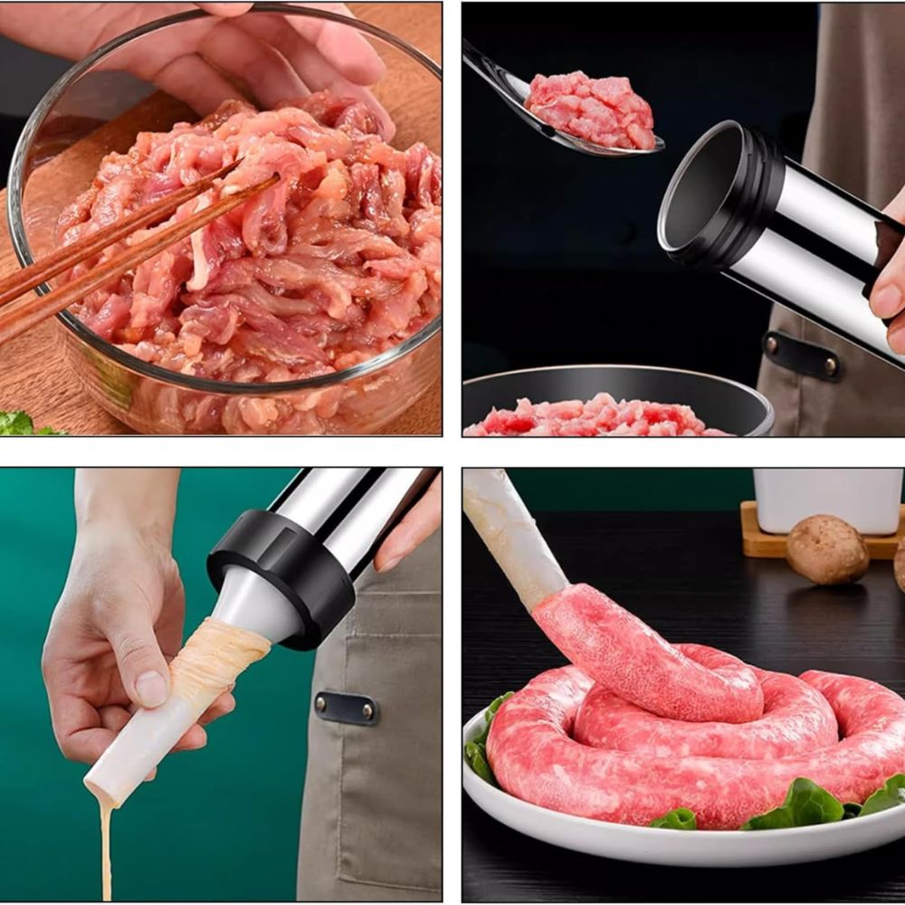 Manual Meat Sausage Stuffer Machine Kit