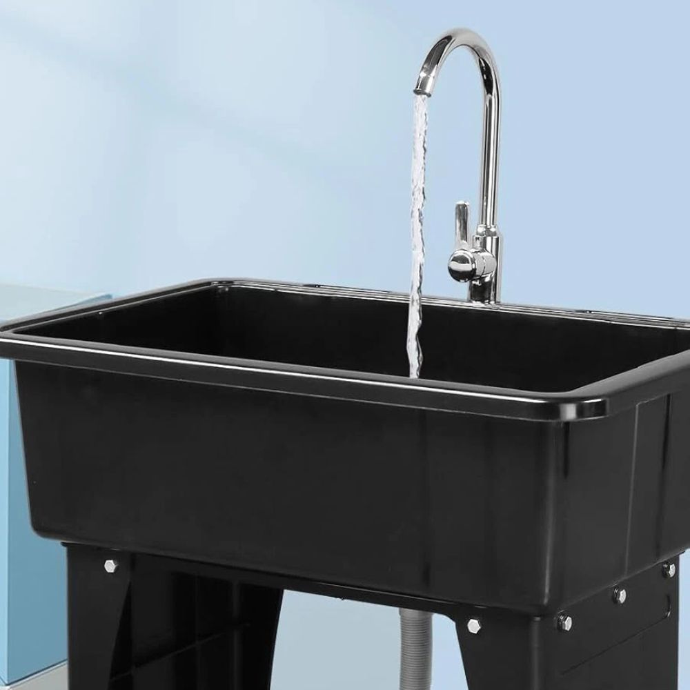 Freestanding Laundry Room Utility Sink Wash Basin