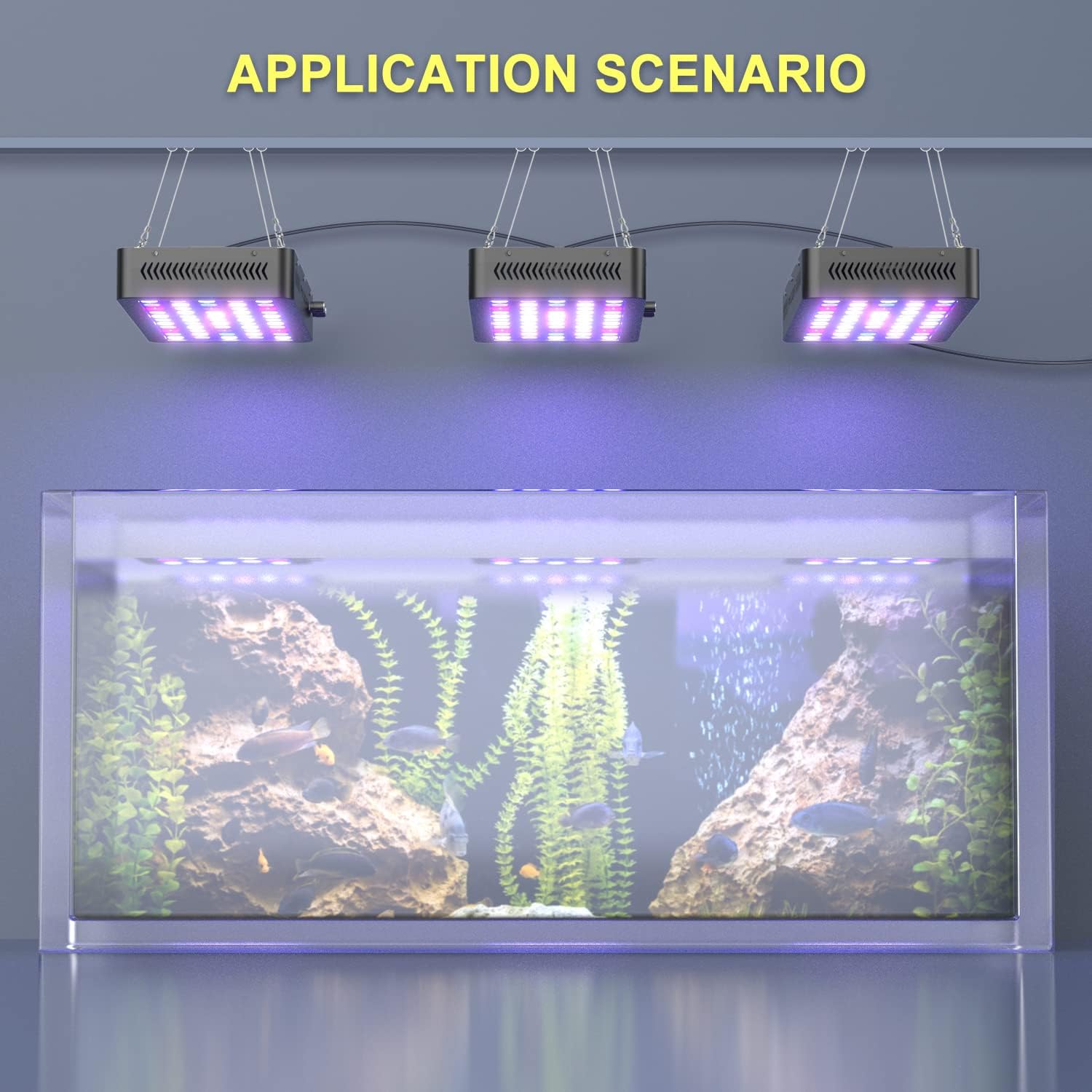 Programmable Full Spectrum LED Aquarium Lights