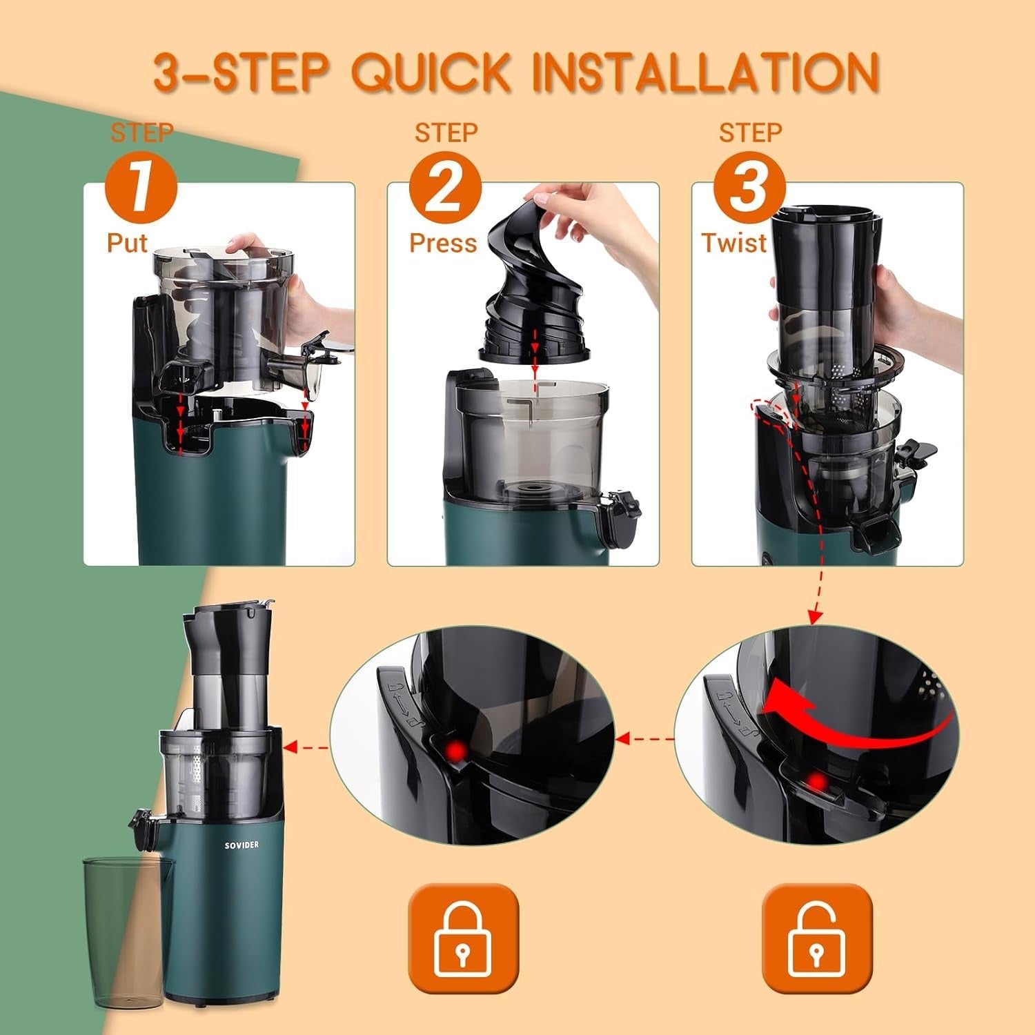 Cold Press Juicer Machine