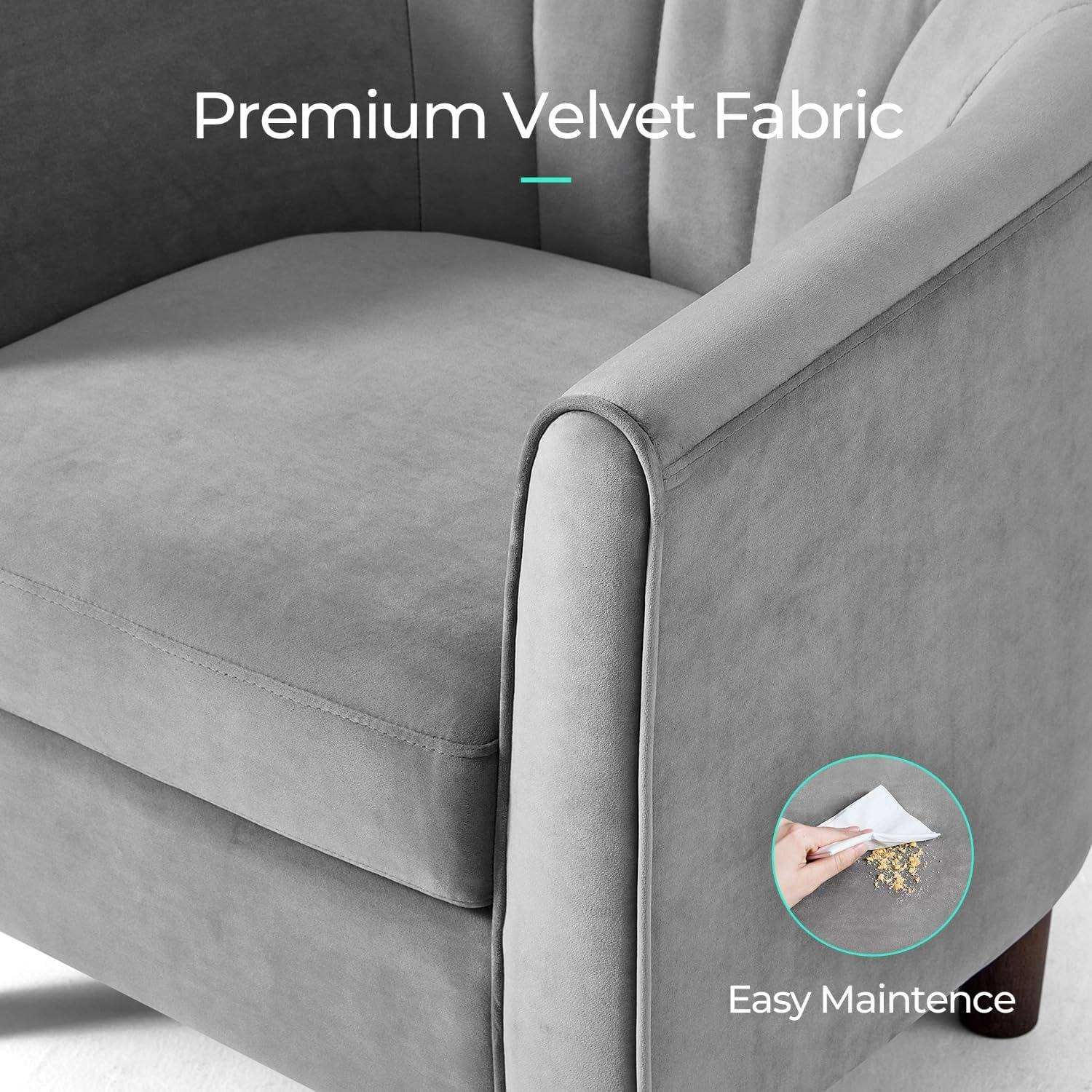 Accent Chair with Ottoman