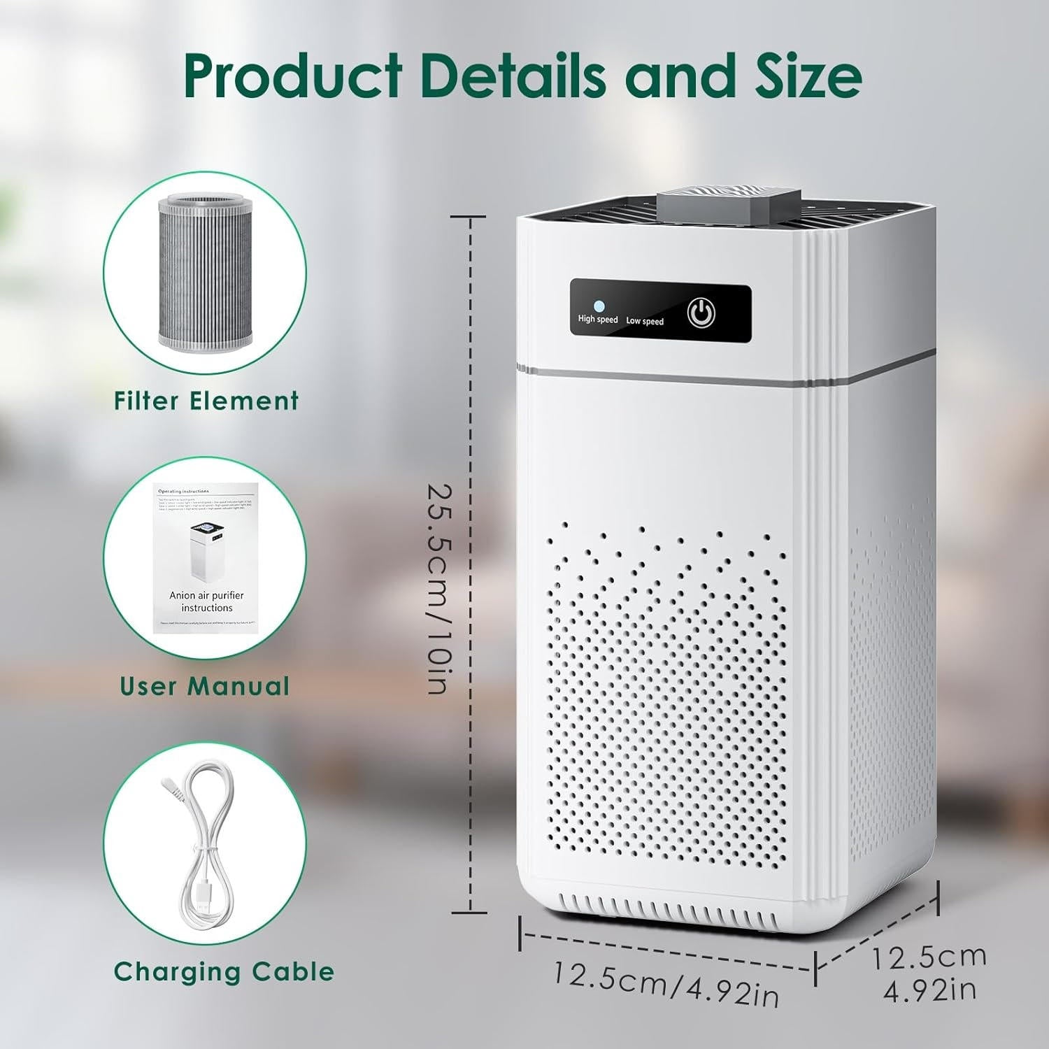 Air Purifier for Home Large Room