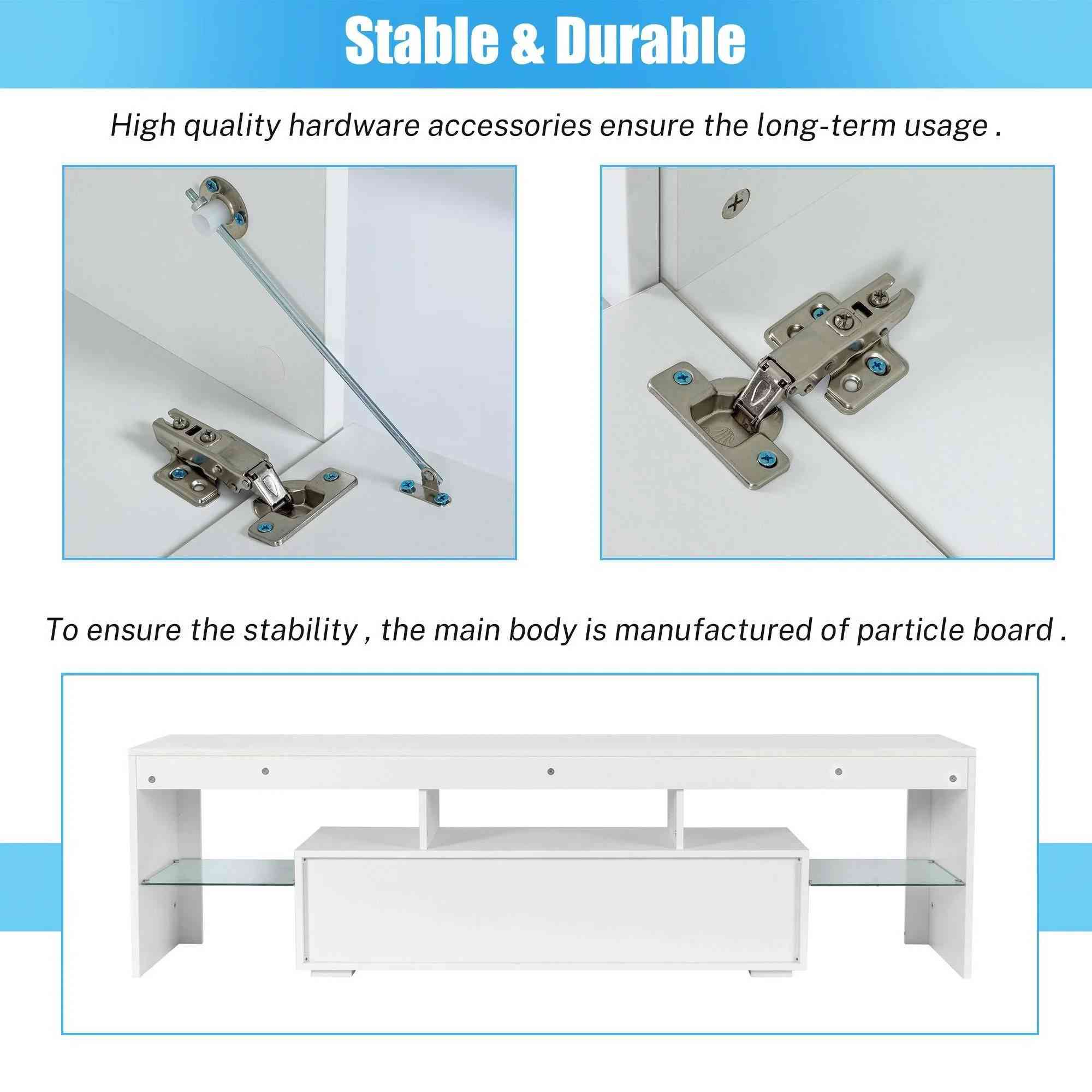 TV Stand with Led Lights