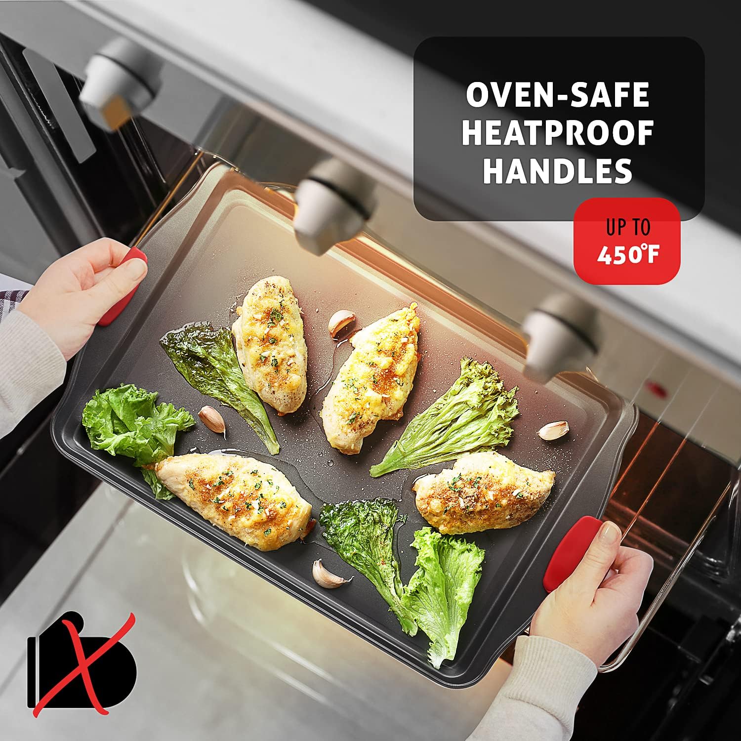 15 Pcs Nonstick Ceramic Bakeware