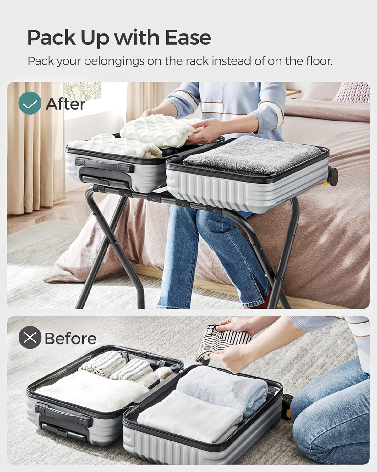 2-Set Luggage Stand