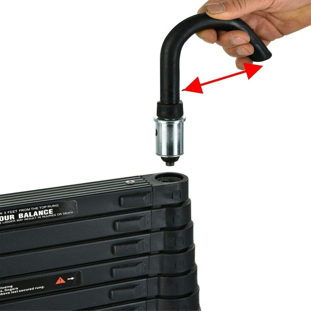 Heavy Duty Telescopic Roof Access Ladder with Roof Hook