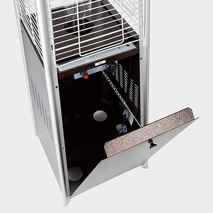 Lumix Outdoor Propane Patio Heater Restaurant Gas Fire Pit Pyramid Heat Lamp