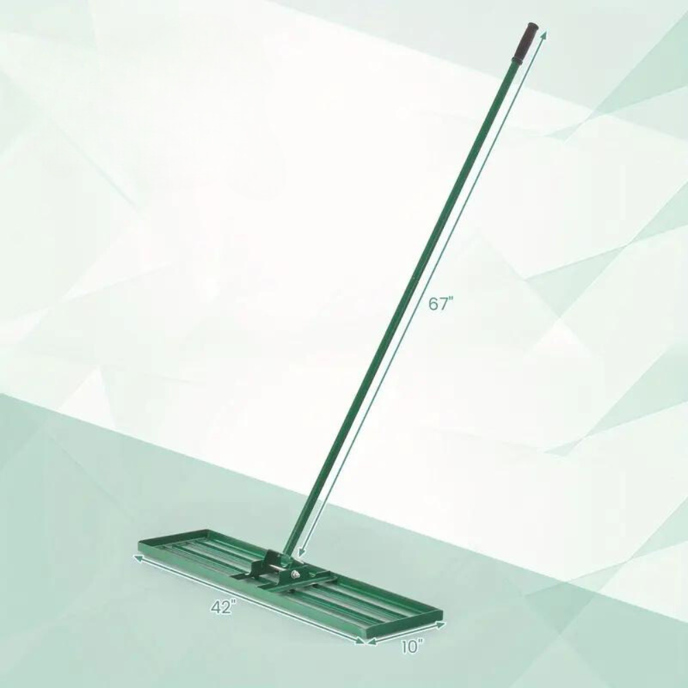 Lawn Leveling Rake Ultra Wide Yard Dirt Leveler