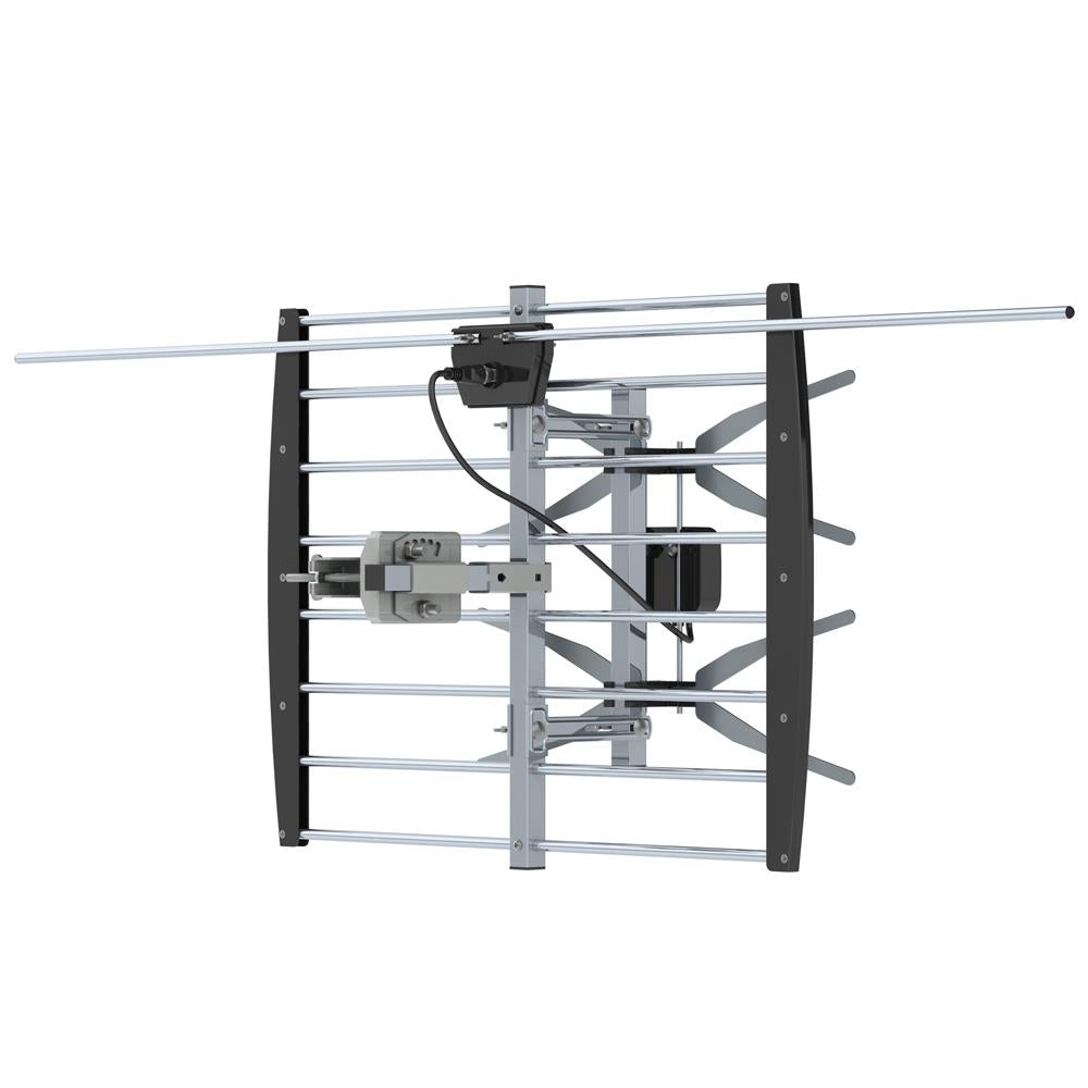 Long Range Antenna TV - Outdoor Digital Reception 360° Rotation (up to 200 Miles) w/ Pole