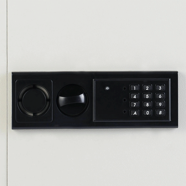 Heavy Duty Digital Recessed Wall Mounted Hidden Stack On Home Safe, 0.8CF