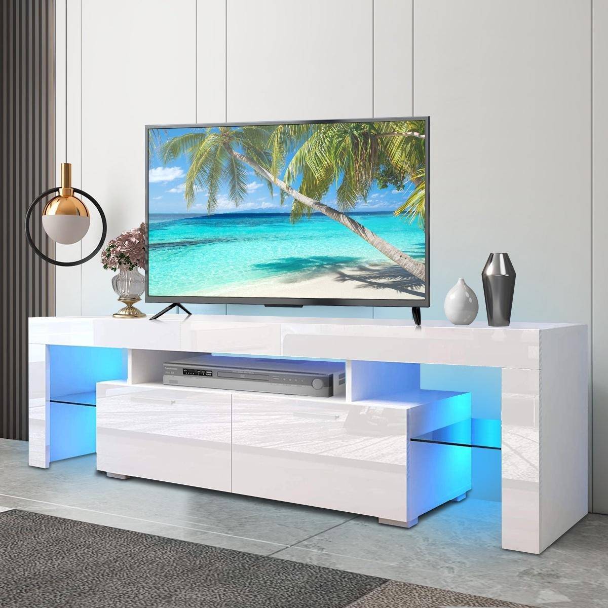 TV Stand with Led Lights