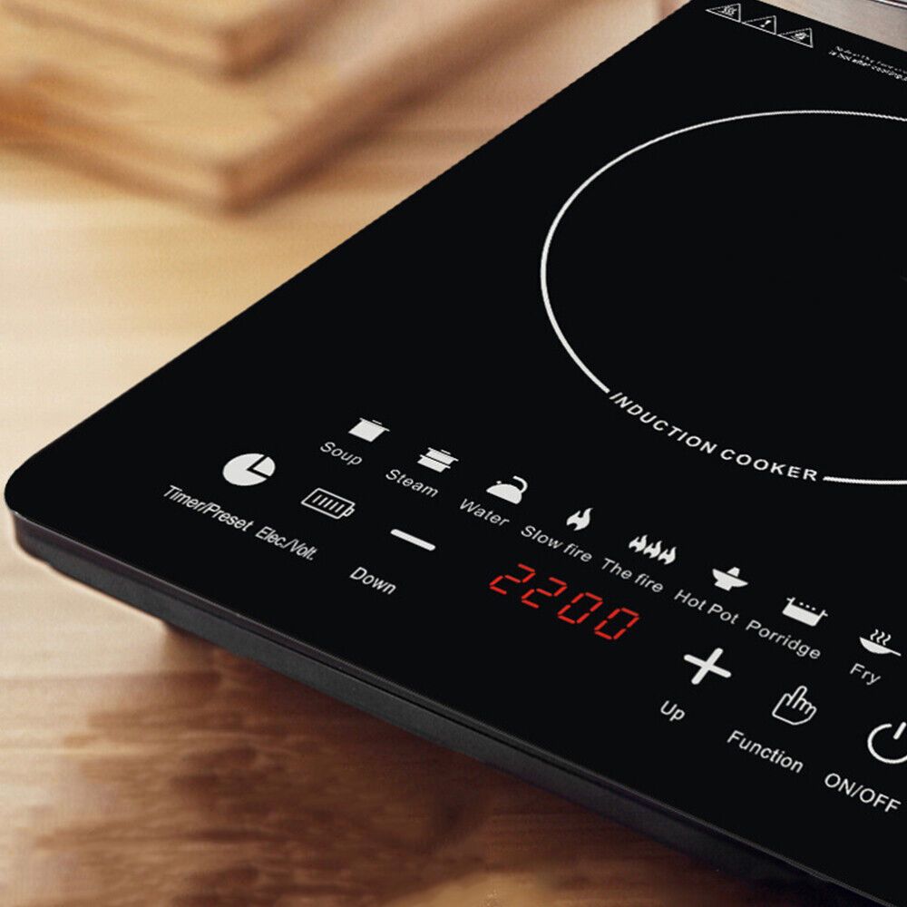 Portable Electric Countertop Single Burner Induction Cooktop Stove