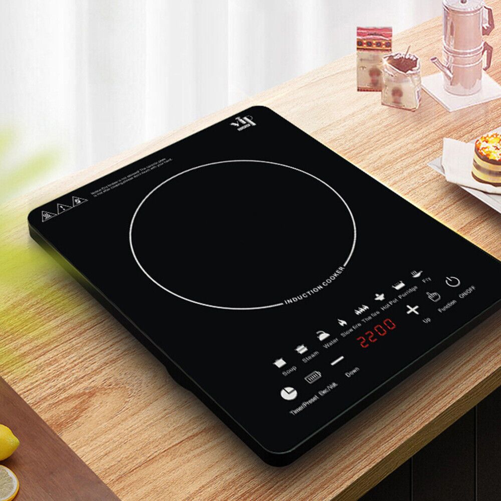 Portable Electric Countertop Single Burner Induction Cooktop Stove