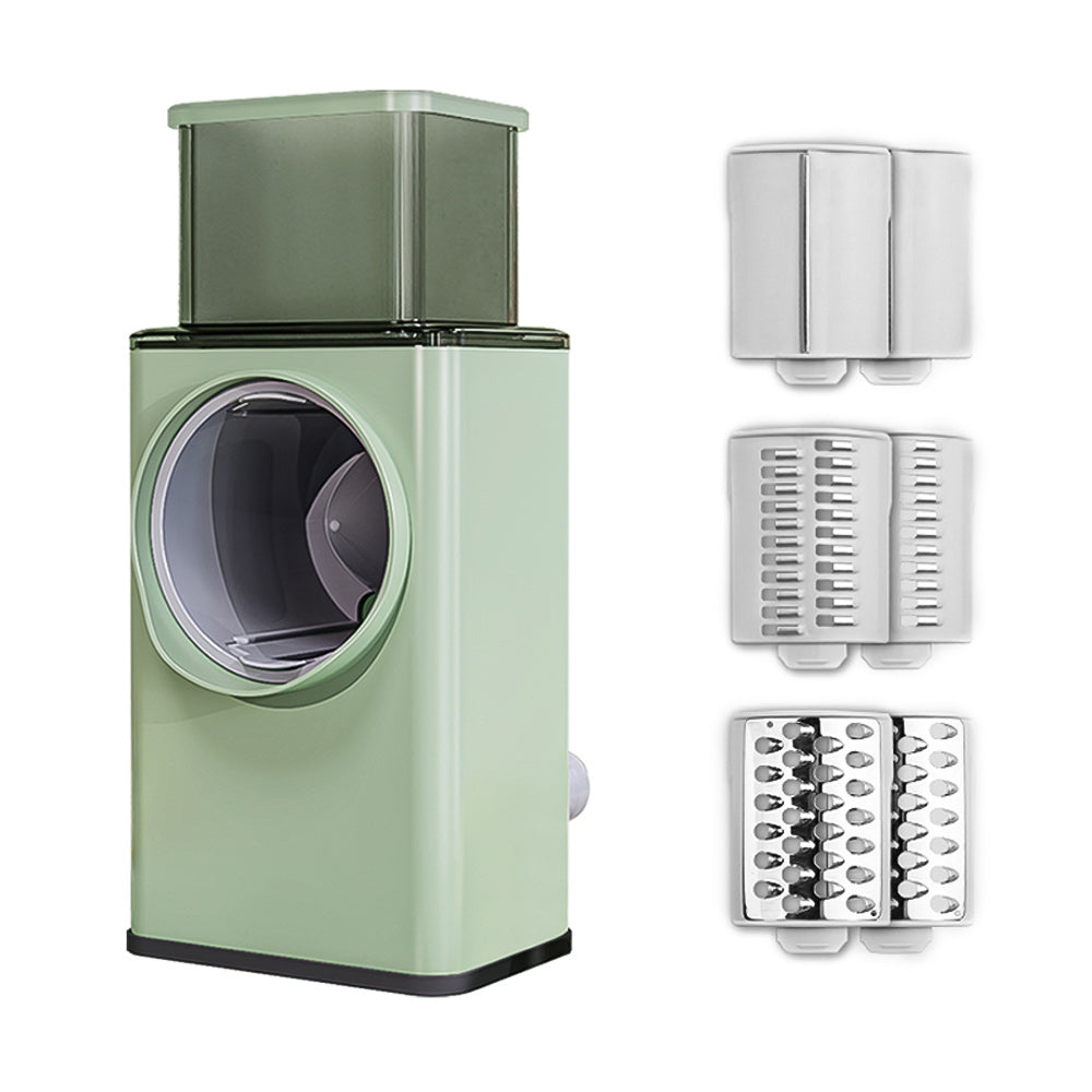 Heavy Duty Manual Rotary Tabletop Vegetable Julienne Cutter Slicer Shredder