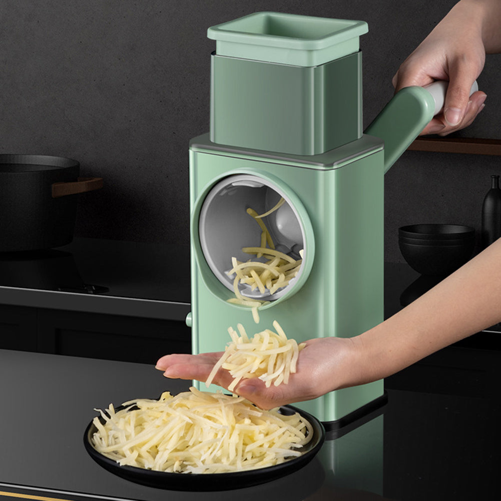 Heavy Duty Manual Rotary Tabletop Vegetable Julienne Cutter Slicer Shredder