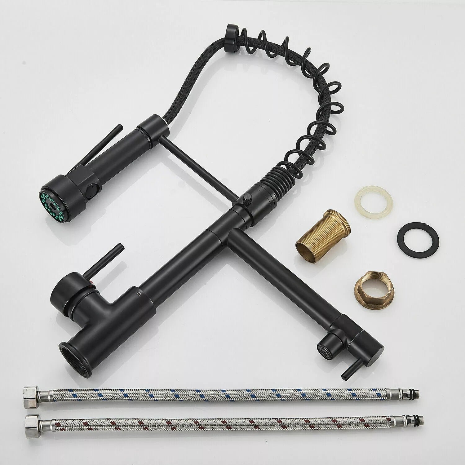 Single Handle Kitchen Faucet With Sprayer