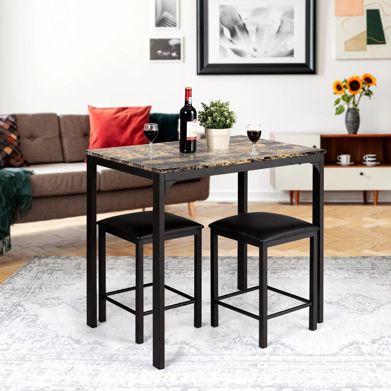 Counter Height Dining Set For 2