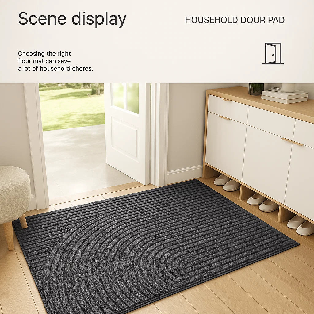 Non-Slip Indoor Outdoor Door Mat | Heavy-Duty Grip Mat for Entryway, Patio, and Kitchen Use