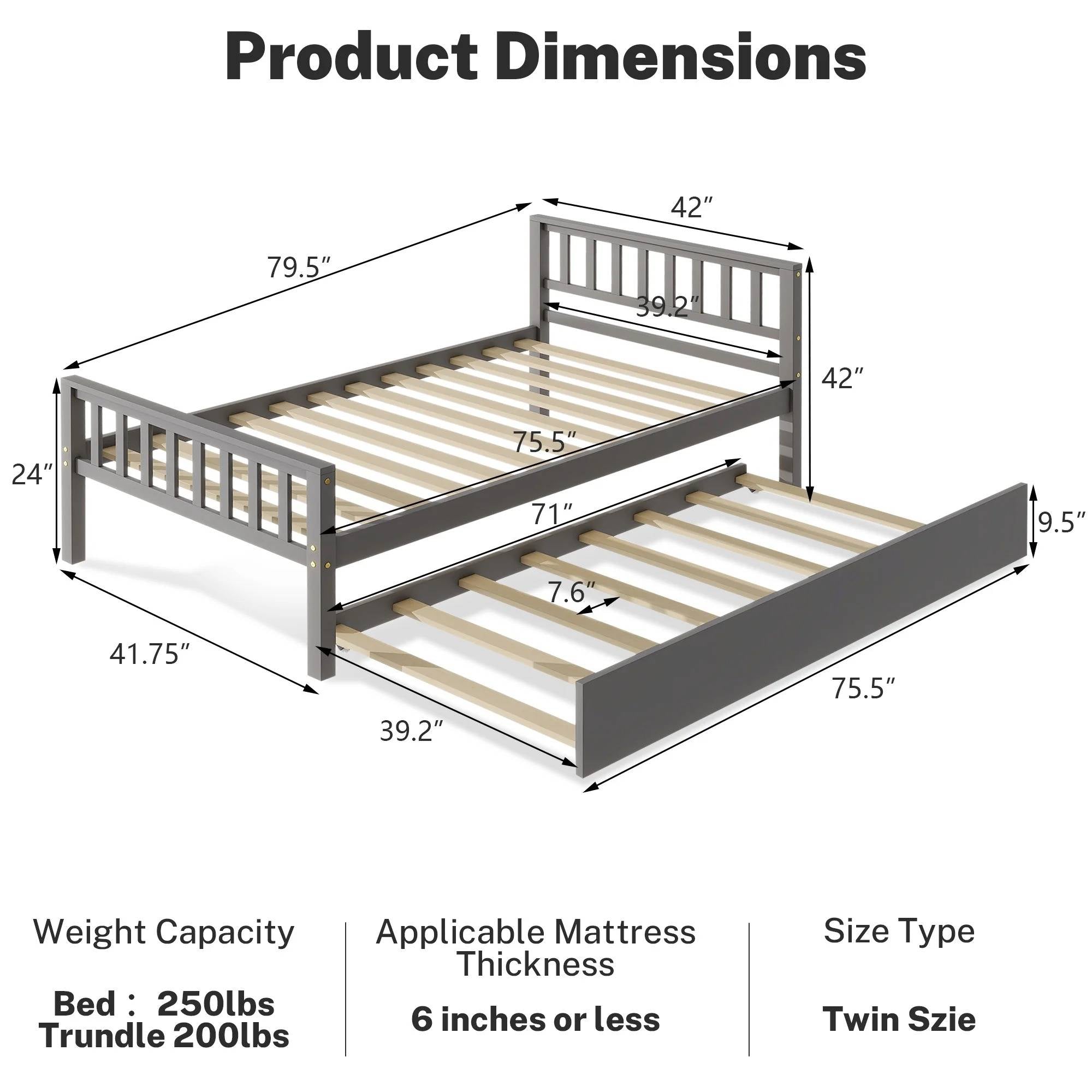 Twin Trundle Bed