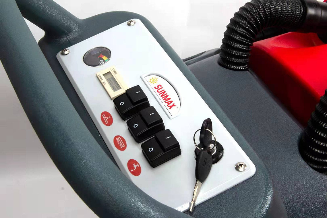 Powerful Electric Walk Behind Auto Hard Wood Tile Floor Scrubber Cleaning Machine