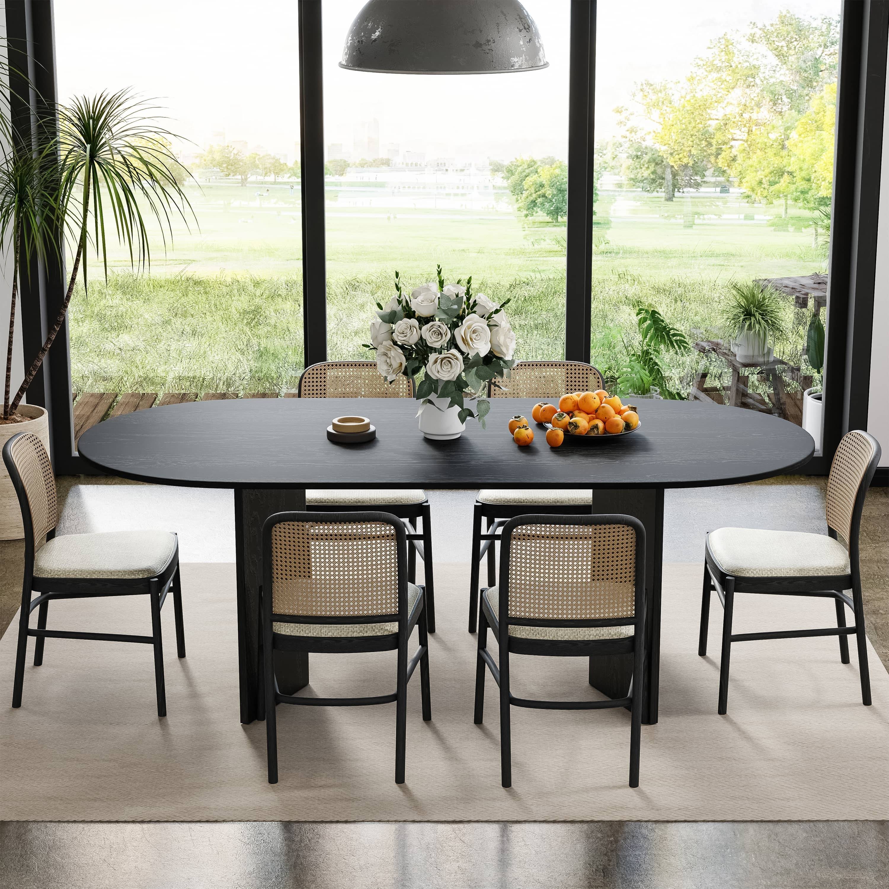 Oval Dining Table for 6