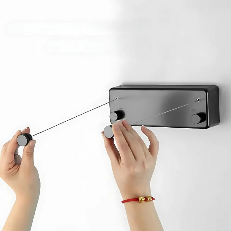 Space-Saving Retractable Clothesline