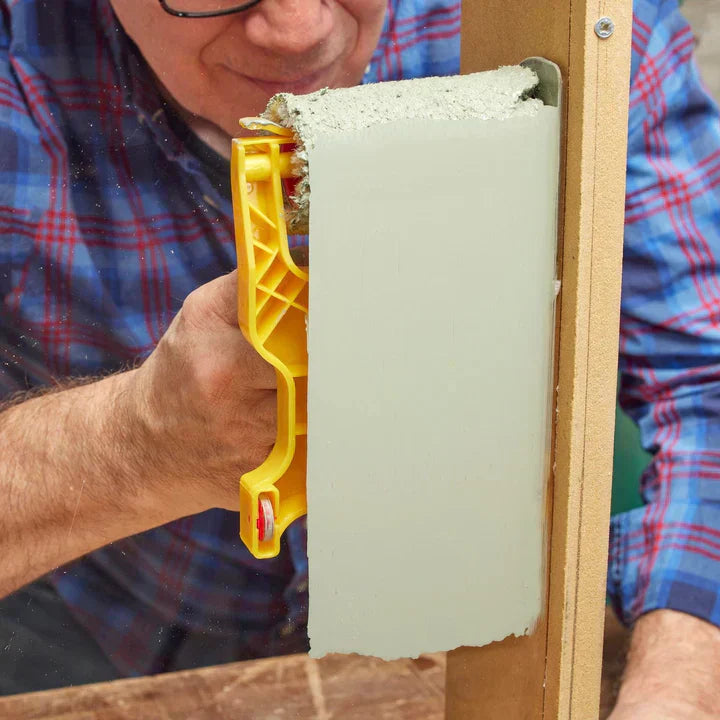 Precision Paint Roller with Ergonomic Handle & High-Density Foam for Smooth Finish & Easy Application