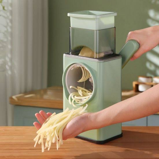 Heavy Duty Manual Rotary Tabletop Vegetable Julienne Cutter Slicer Shredder