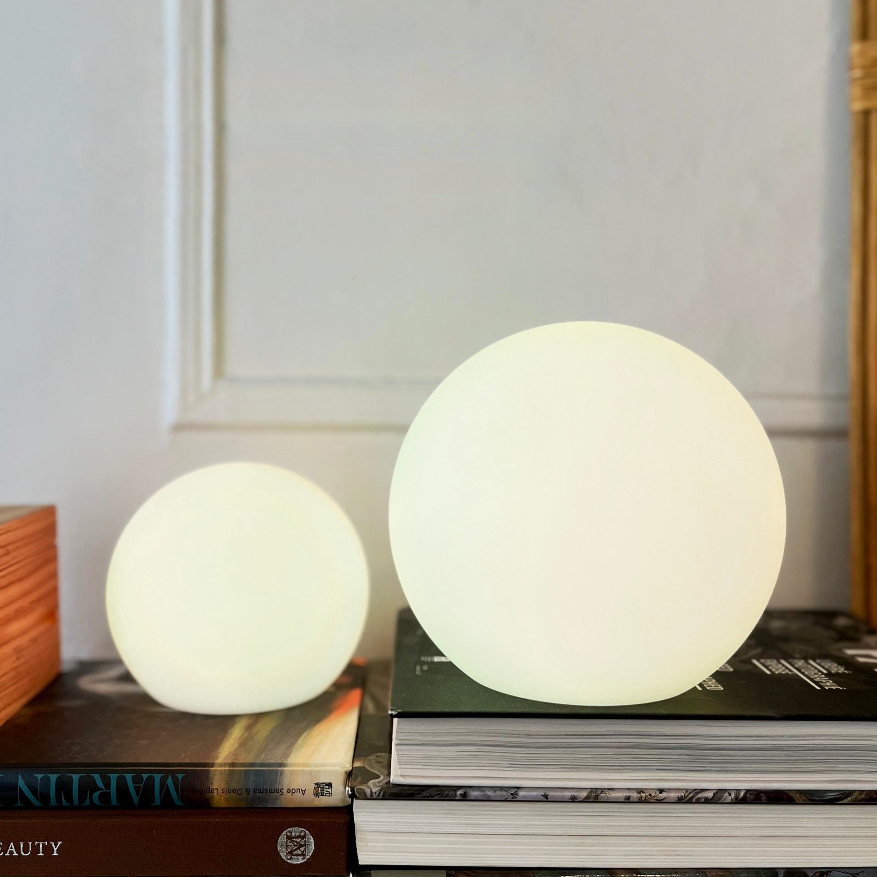 LED Wireless Table Lamp - Rechargeable Modern Light Fixture for Home, Office, and Nightstand Use