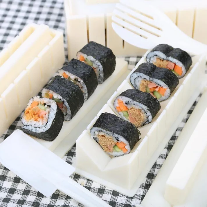 Gourmet Sushi Artisan Kit: 10 Piece Set Sushi Maker